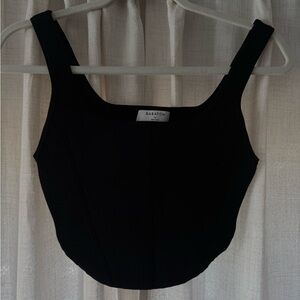 Babaton Black Tank Top